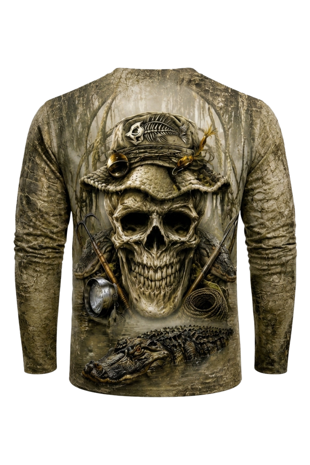 Performance Hunting Long Sleeve - Swamp Skull Gator - TBT240 image 51