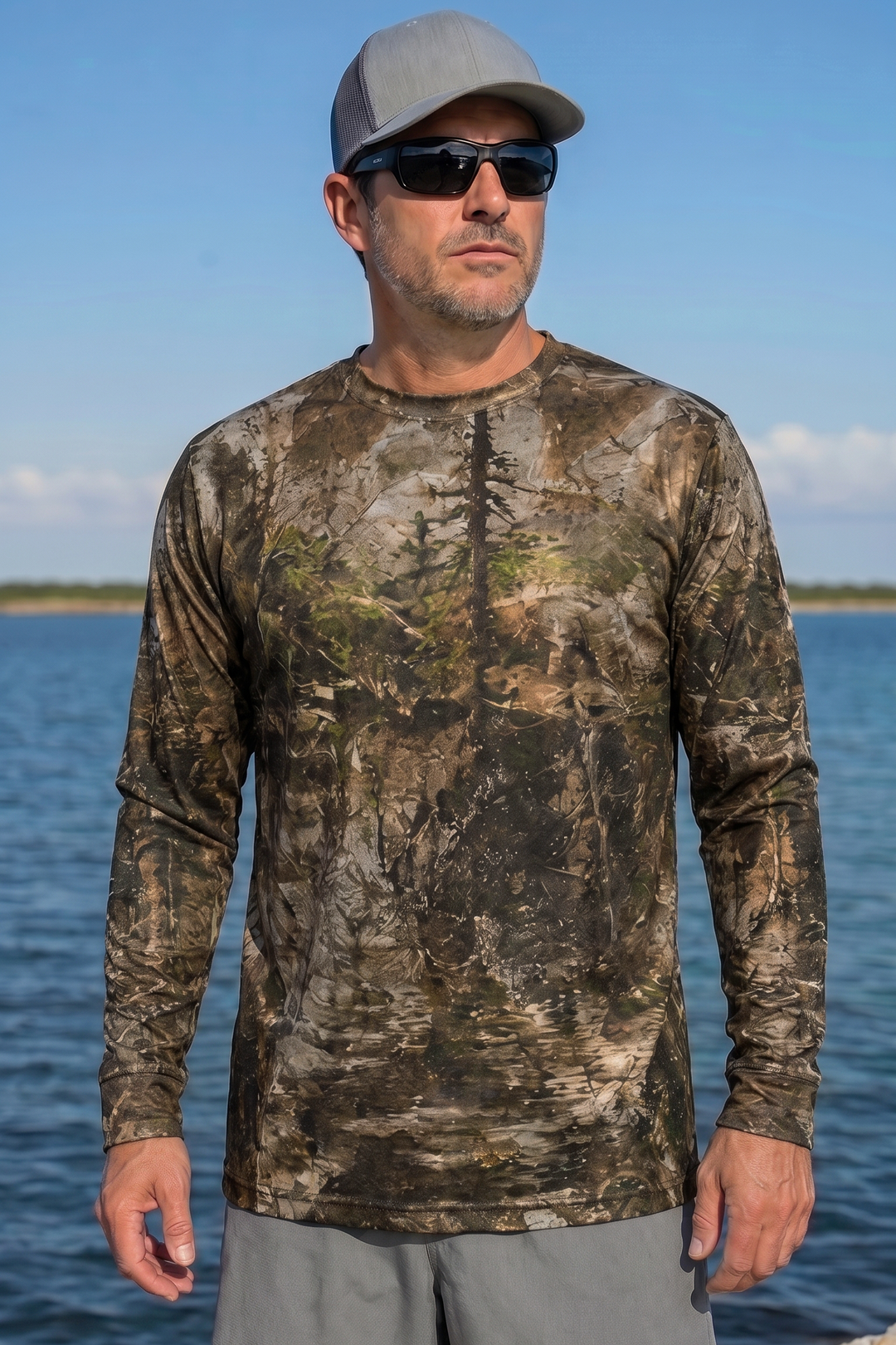 Performance Hunting Long Sleeve - Woodland Bigfoot Muskie - TBT221 image 3