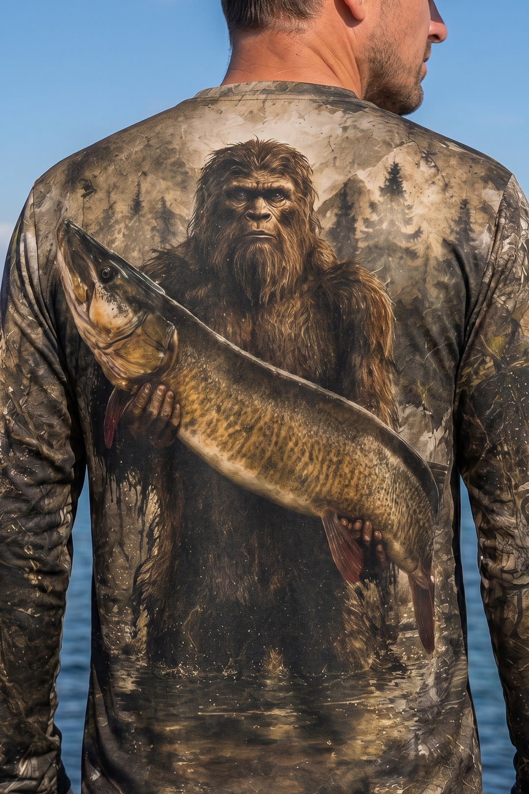 Performance Hunting Long Sleeve - Woodland Bigfoot Muskie - TBT221 image 4