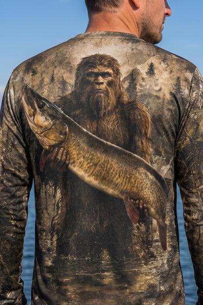 Performance Hunting Long Sleeve - Woodland Bigfoot Muskie - TBT221 image 4