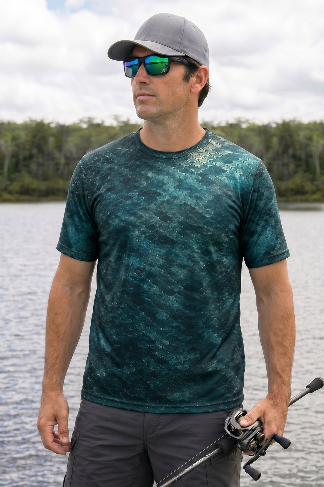 Pro Fishing Short Sleeve - Abyssal Musky Lurker - AOS43 image 3