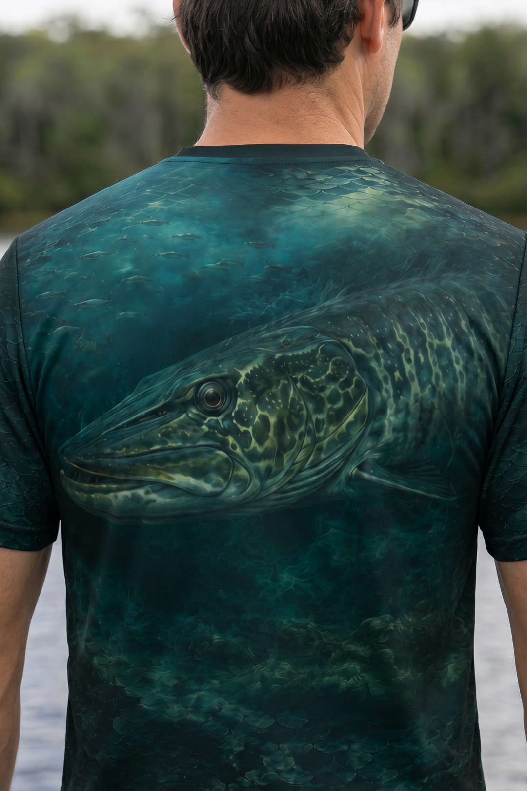 Pro Fishing Short Sleeve - Abyssal Musky Lurker - AOS43 image 4