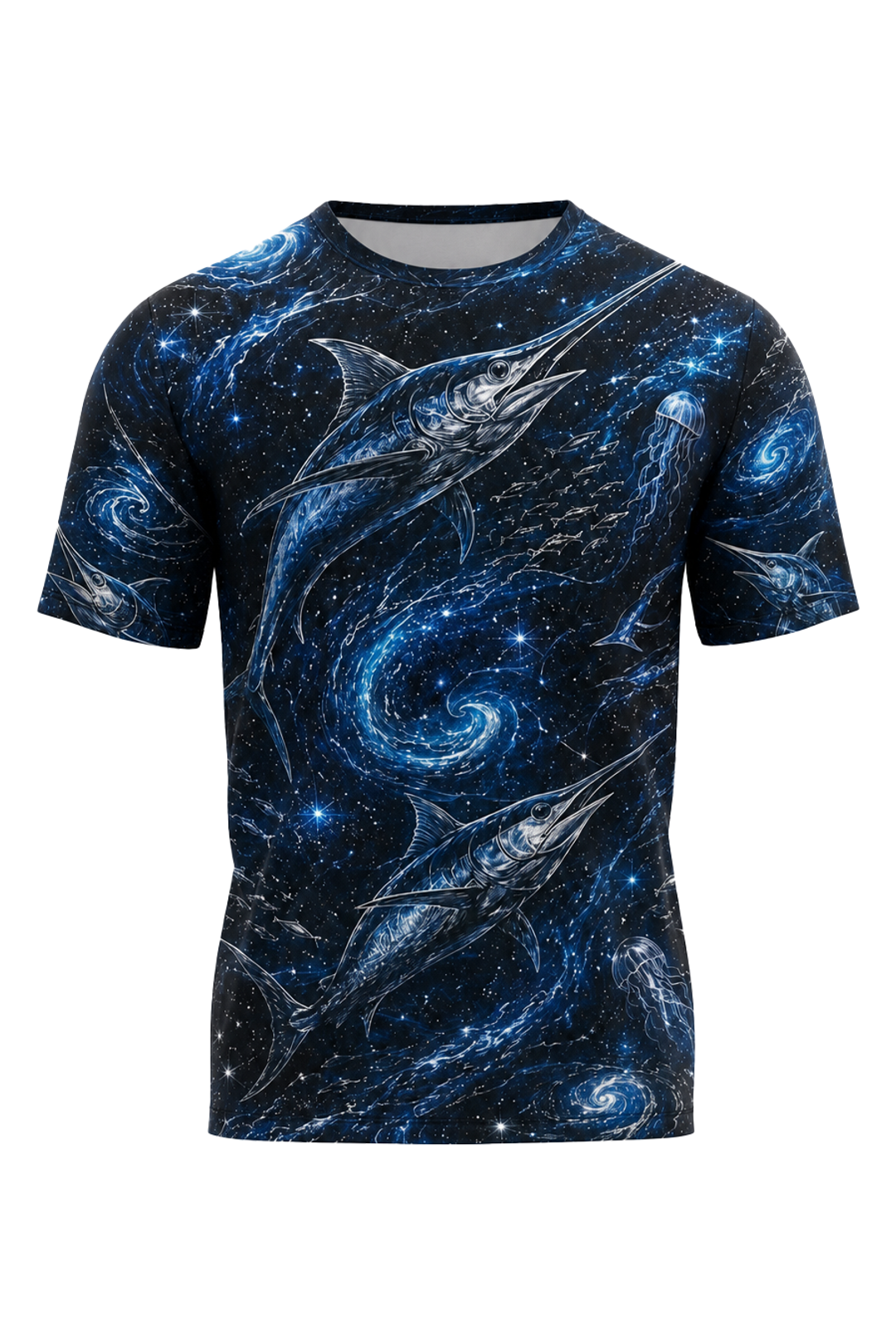 Pro Fishing Short Sleeve - Cosmic Billfish Vortex - AOS44 image 5