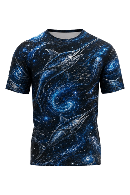 Pro Fishing Short Sleeve - Cosmic Billfish Vortex - AOS44 image 5
