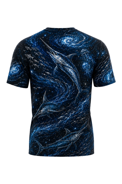 Pro Fishing Short Sleeve - Cosmic Billfish Vortex - AOS44 image 6
