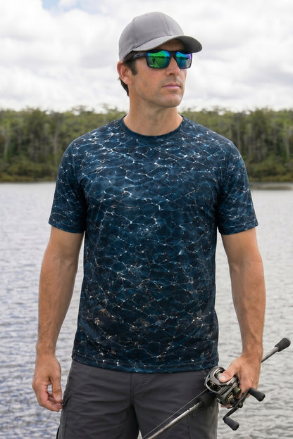 Pro Fishing Short Sleeve - Deep Dusk Muskie - TBT72 lifestyle opposite side