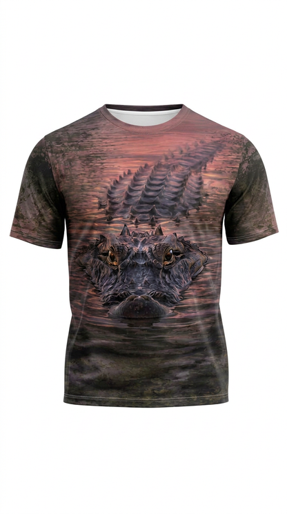 Pro Fishing Short Sleeve - Dusk Gator Watch - AOS75 image 1