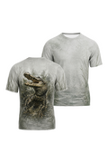 Pro Fishing Short Sleeve - Gator Marsh Breakout - AOS41 two shirts front artwork