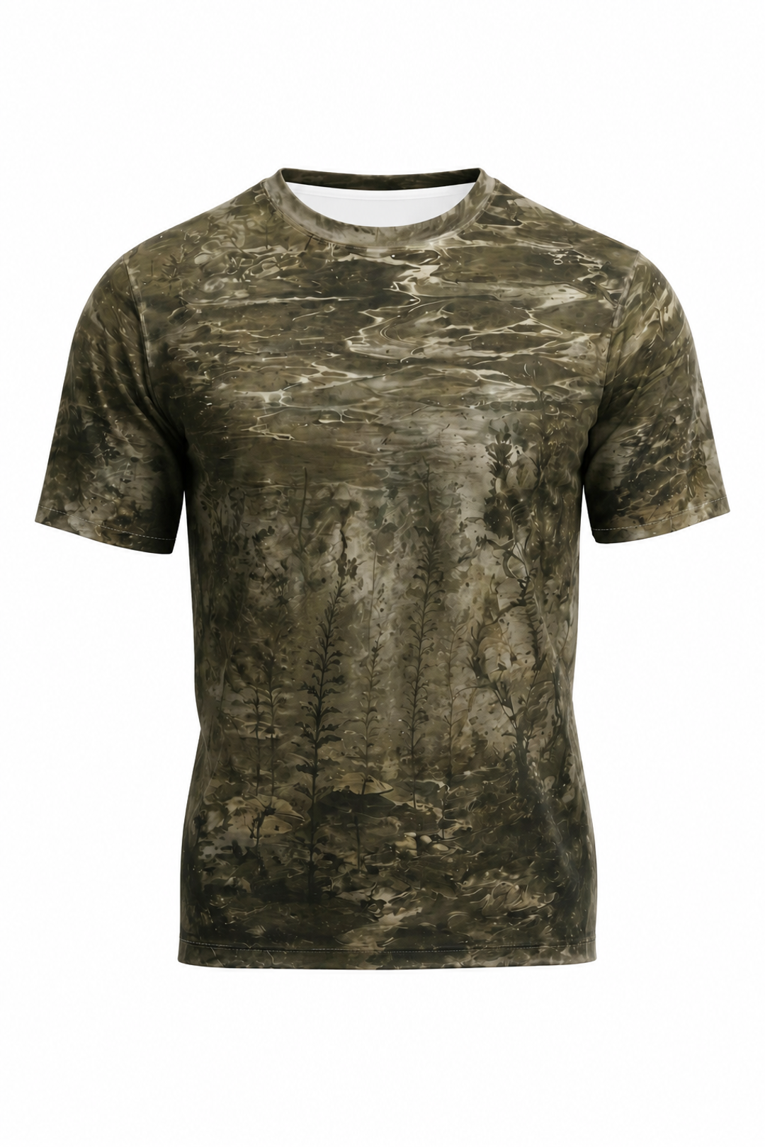 Pro Fishing Short Sleeve - Ghost Reed Musky  - AOS06 mockup opposite side
