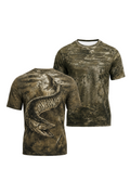 Pro Fishing Short Sleeve - Ghost Reed Musky  - AOS06 two shirts front artwork