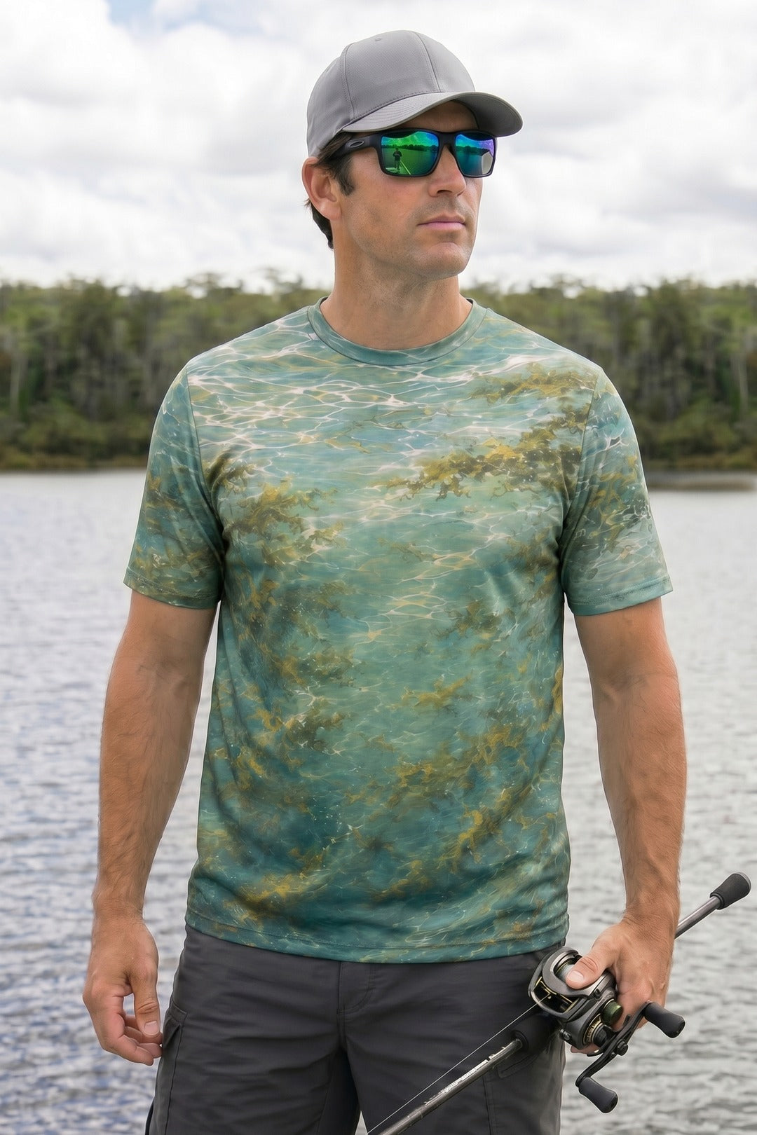 Pro Fishing Short Sleeve  - Mahi mahi Gold Rush - AOS16 lifestyle opposite side