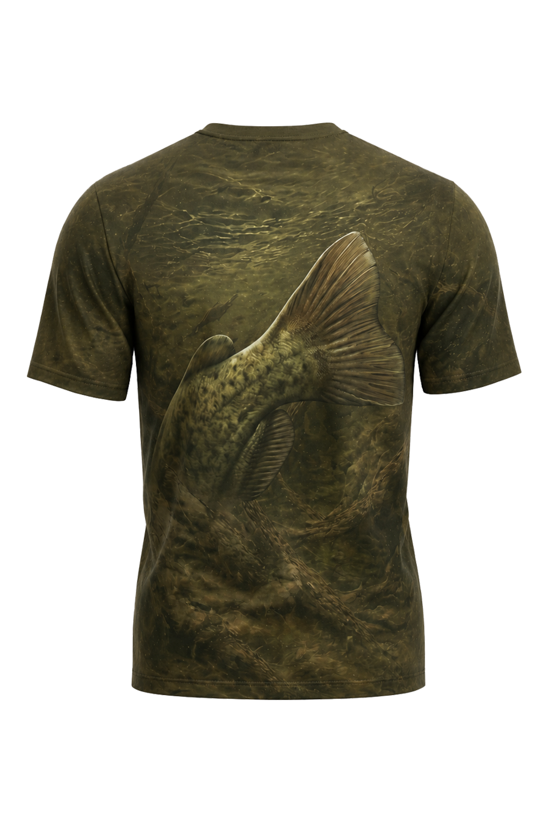 Pro Fishing Short Sleeve - Mudjaw Front Strike - AOS42 mockup opposite side