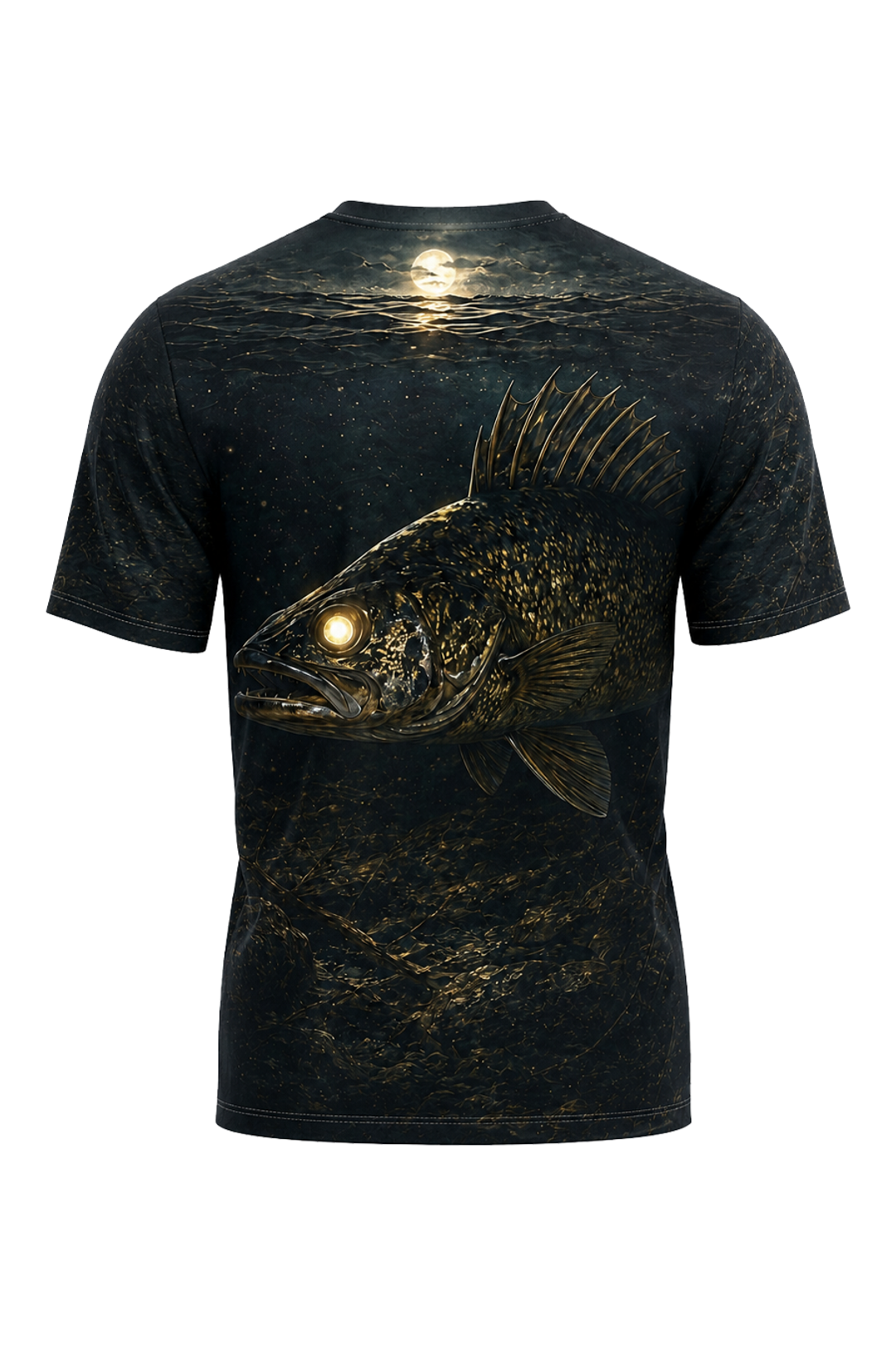 Pro Fishing Short Sleeve - Nightfall Timber Walleye - AOS63 image 5