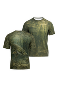 Pro Fishing Short Sleeve - Northern Pike V - AOS08 two shirts front artwork