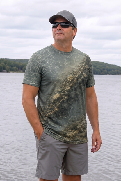 Pro Fishing Short Sleeve - Ozark Current Crown Brown - AOS61 image 3
