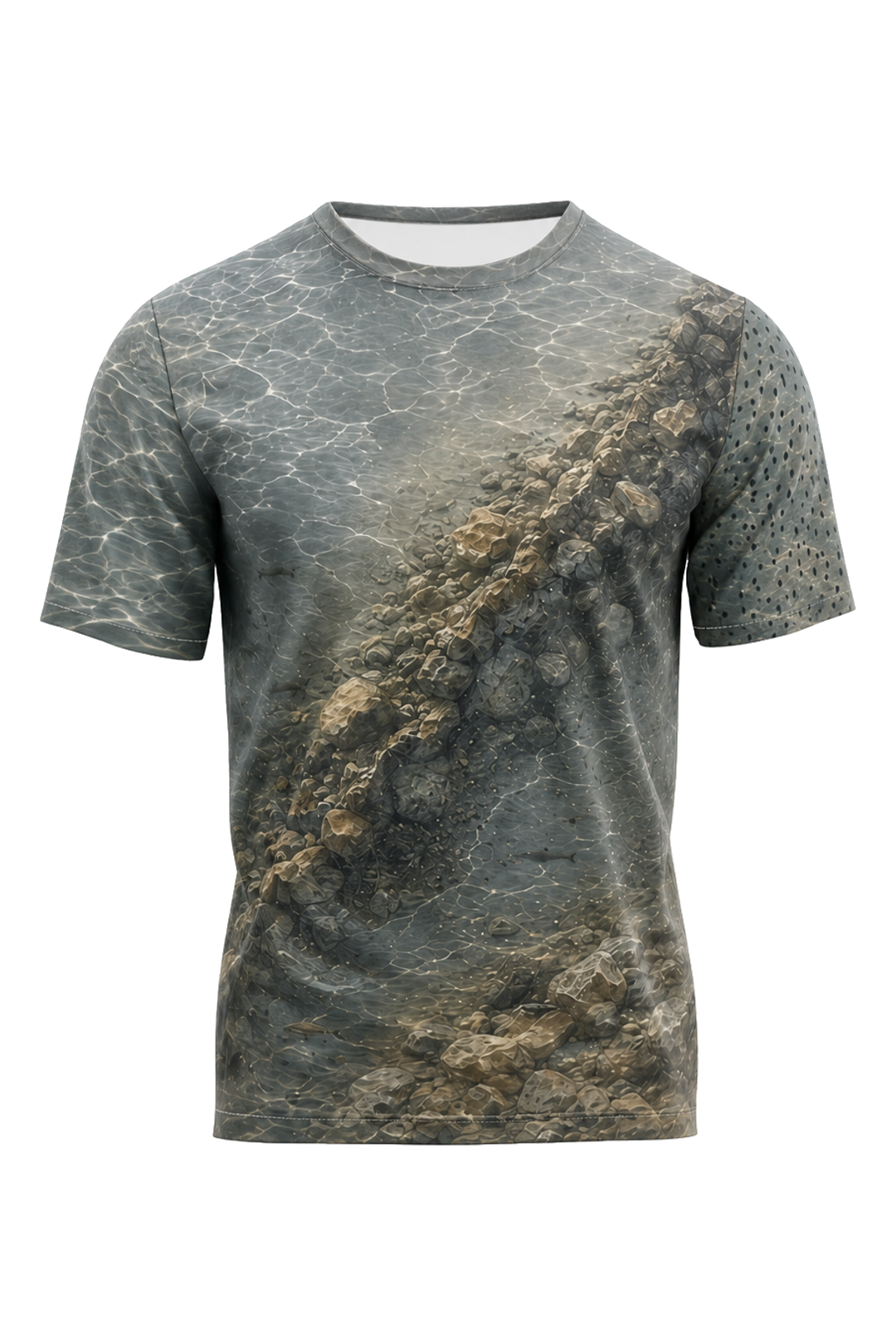 Pro Fishing Short Sleeve - Ozark Current Crown Brown - AOS61 image 5