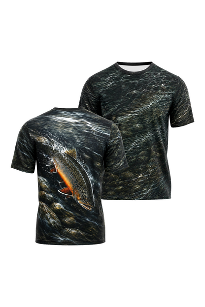 Pro Fishing Short Sleeve - Rapids Brook Trout - AOS72 image 1
