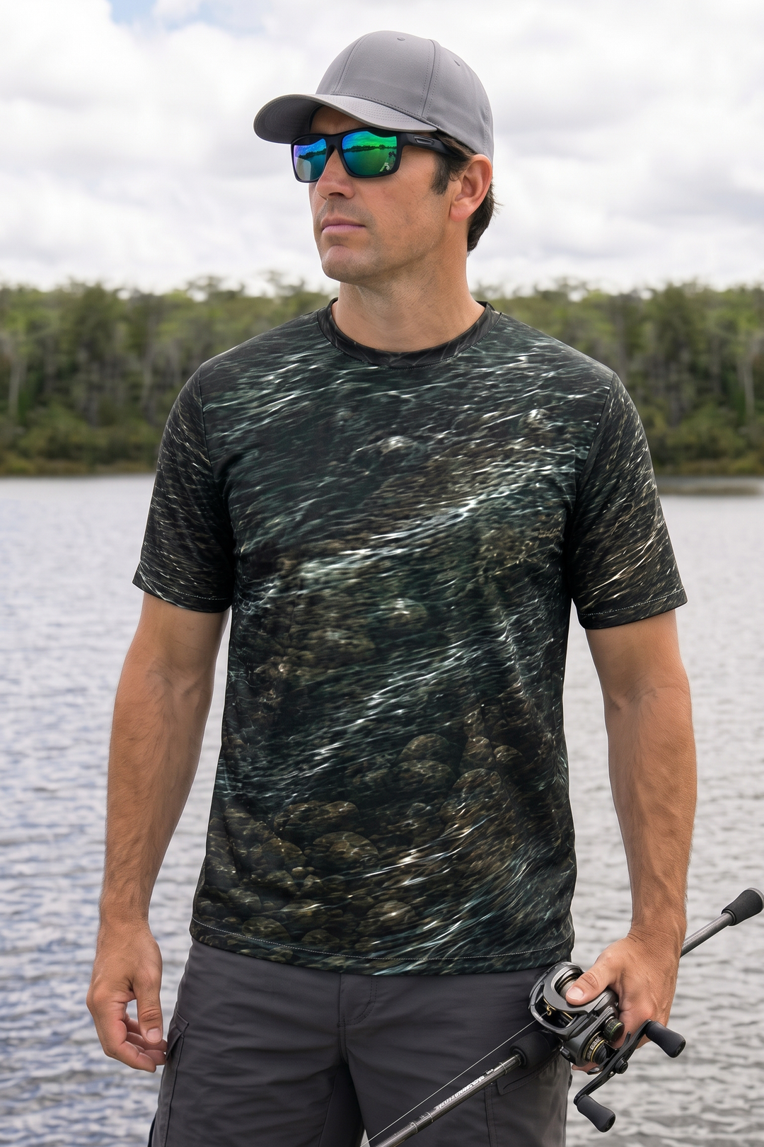 Pro Fishing Short Sleeve - Rapids Brook Trout - AOS72 image 3