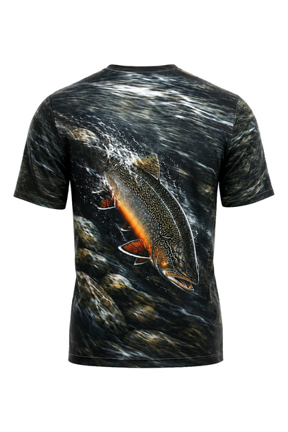Pro Fishing Short Sleeve - Rapids Brook Trout - AOS72 image 4