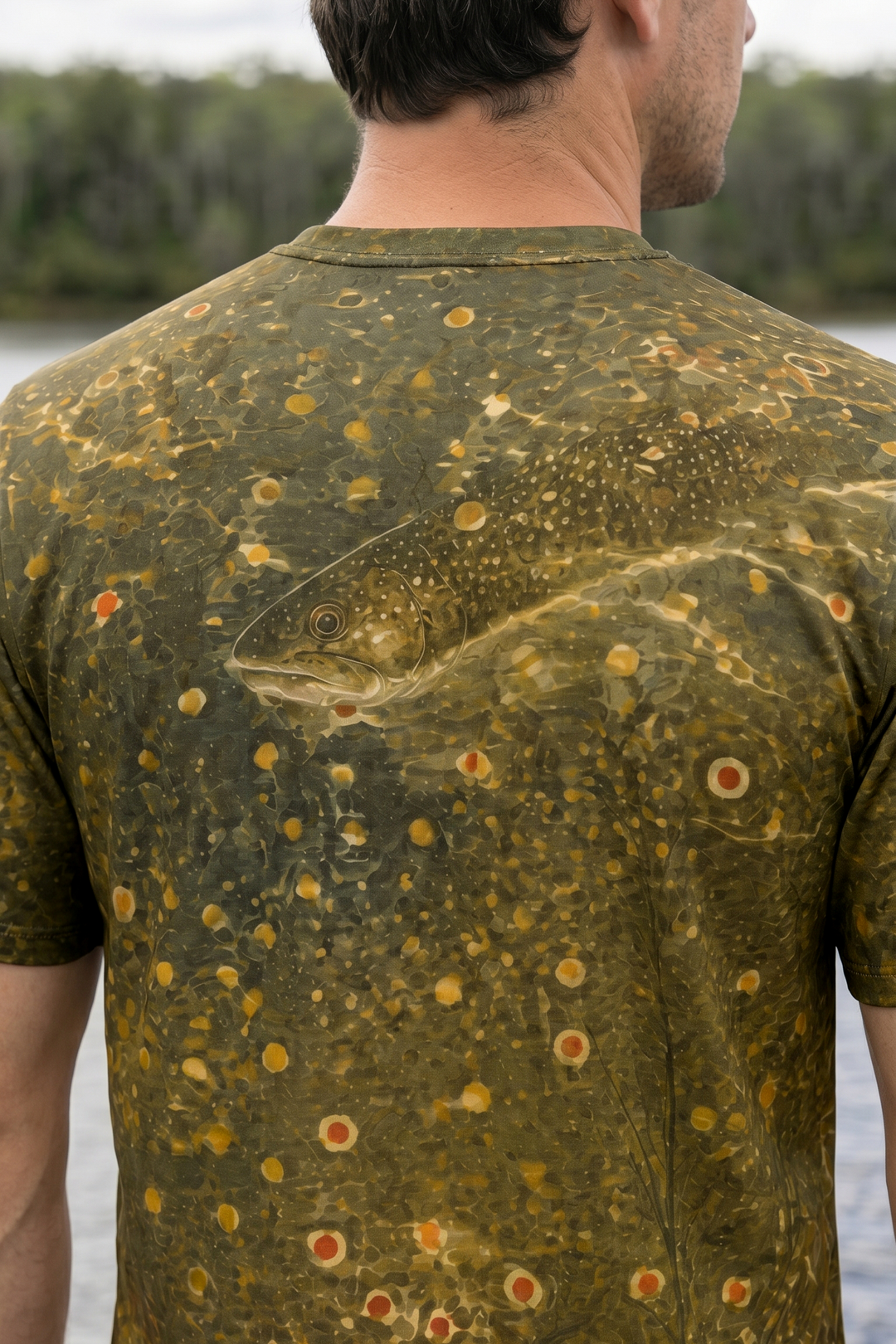 Pro Fishing Short Sleeve - River Brookie Skin - TBT84 lifestyle artwork zoom