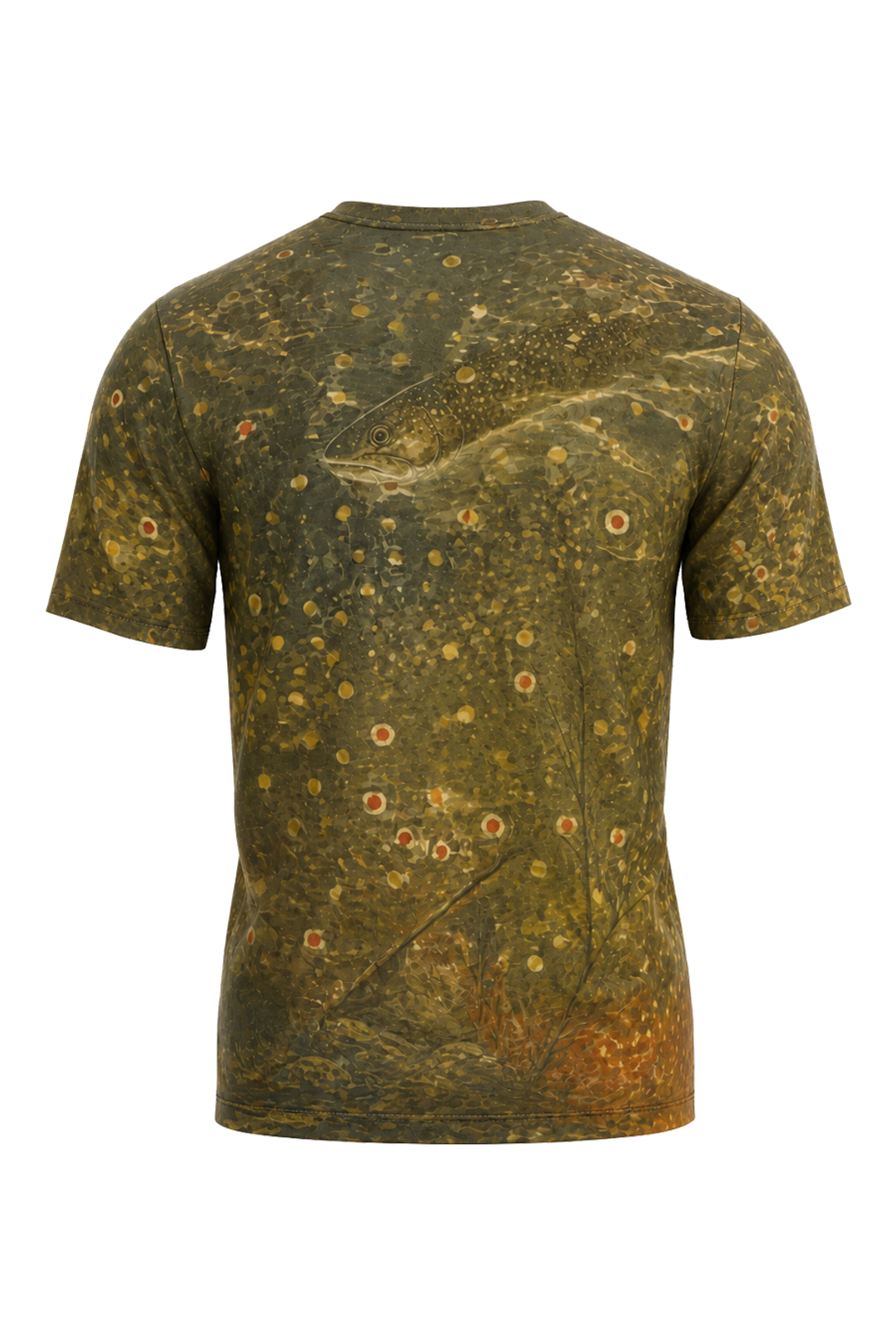 Pro Fishing Short Sleeve - River Brookie Skin - TBT84 mockup artwork side