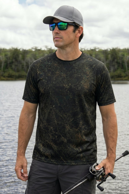Pro Fishing Short Sleeve - River Pike Lurker - AOF41 lifestyle opposite side