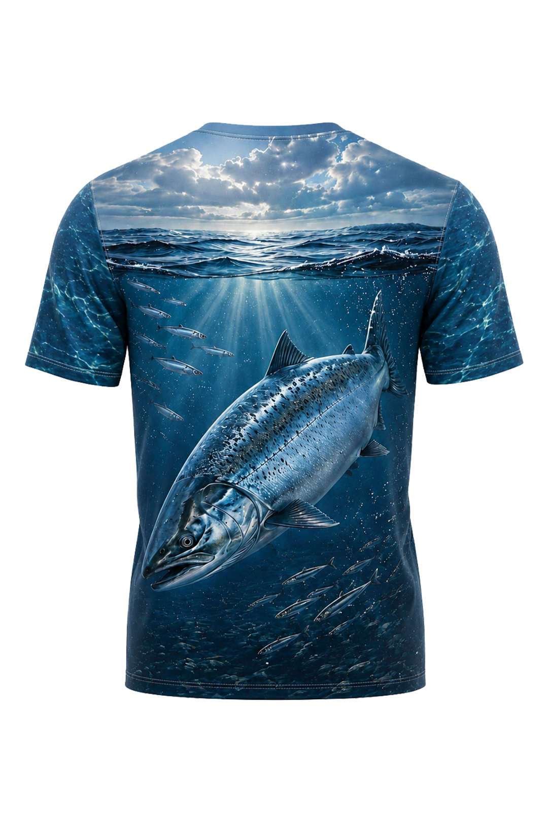 Pro Fishing Short Sleeve - River Salmon Depths - AOS66 image 4