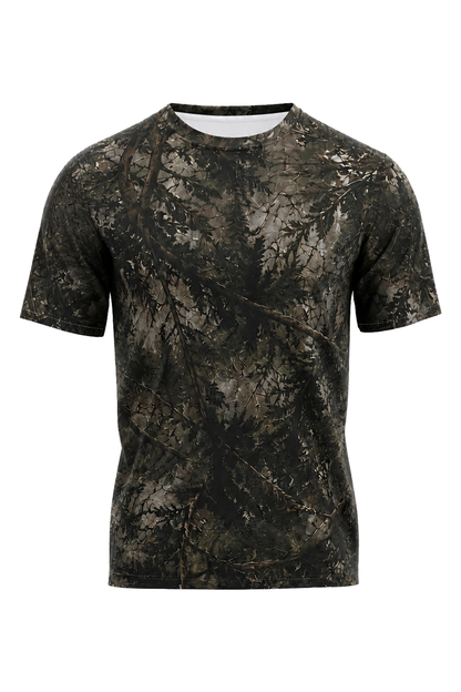Pro Fishing Short Sleeve - River Trout Timber - AUX159 mockup opposite side