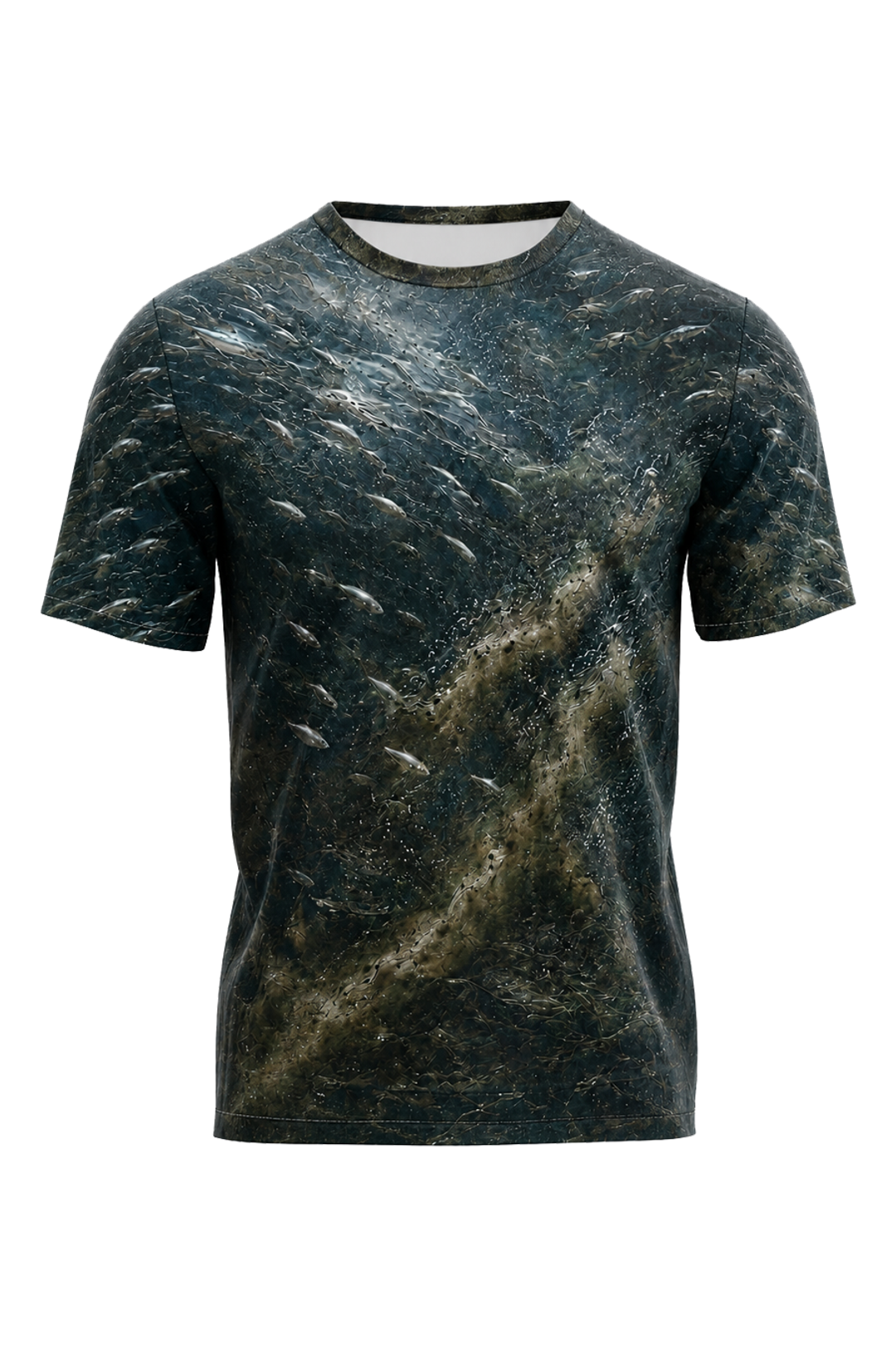 Pro Fishing Short Sleeve - Shad Ball Breaker Blue Catfish - AOS42 mockup opposite side