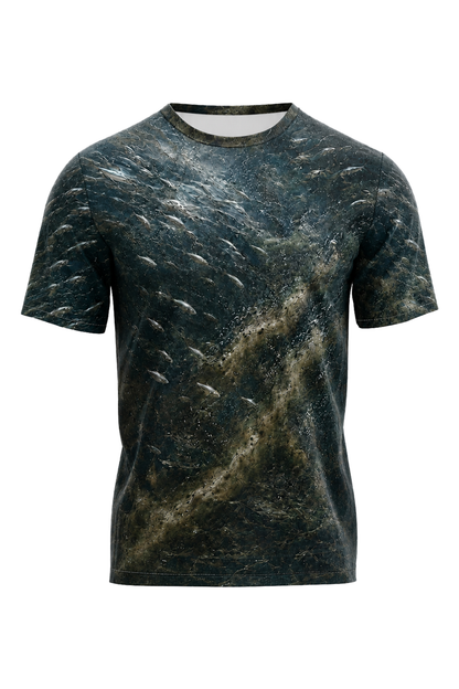 Pro Fishing Short Sleeve - Shad Ball Breaker Blue Catfish - AOS42 mockup opposite side