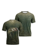 Pro Fishing Short Sleeve - Shadow Strike Muskie - AOS14 two shirts front artwork