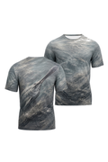 Pro Fishing Short Sleeve - Silver Current Relic - AOS01 two shirts front artwork