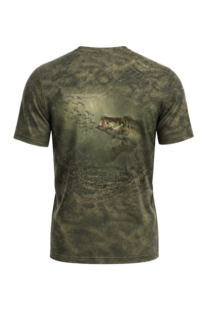 Pro Fishing Short Sleeve - Timber Bass Strike - AOS59 image 4