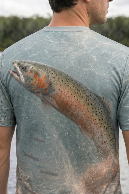 Pro Fishing Short Sleeve - Wild Lahontan Trout - AOS05 lifestyle artwork zoom