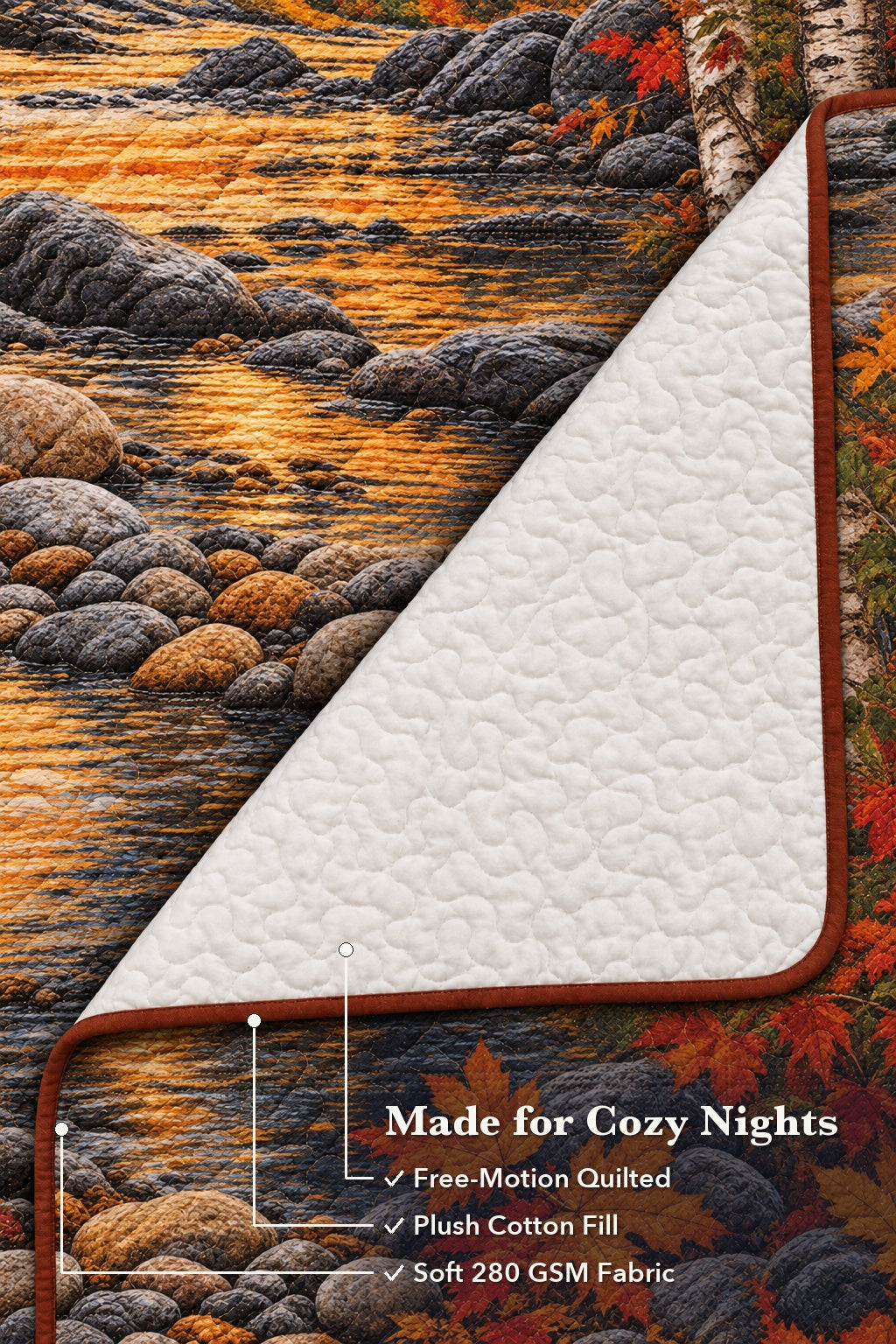 Autumn Creek Whitetail Buck Quilt Set