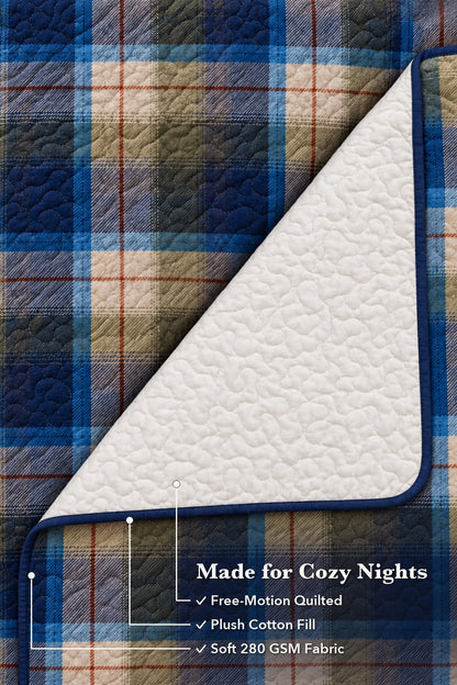 Blue Ridge Flannel Plaid Quilt Set