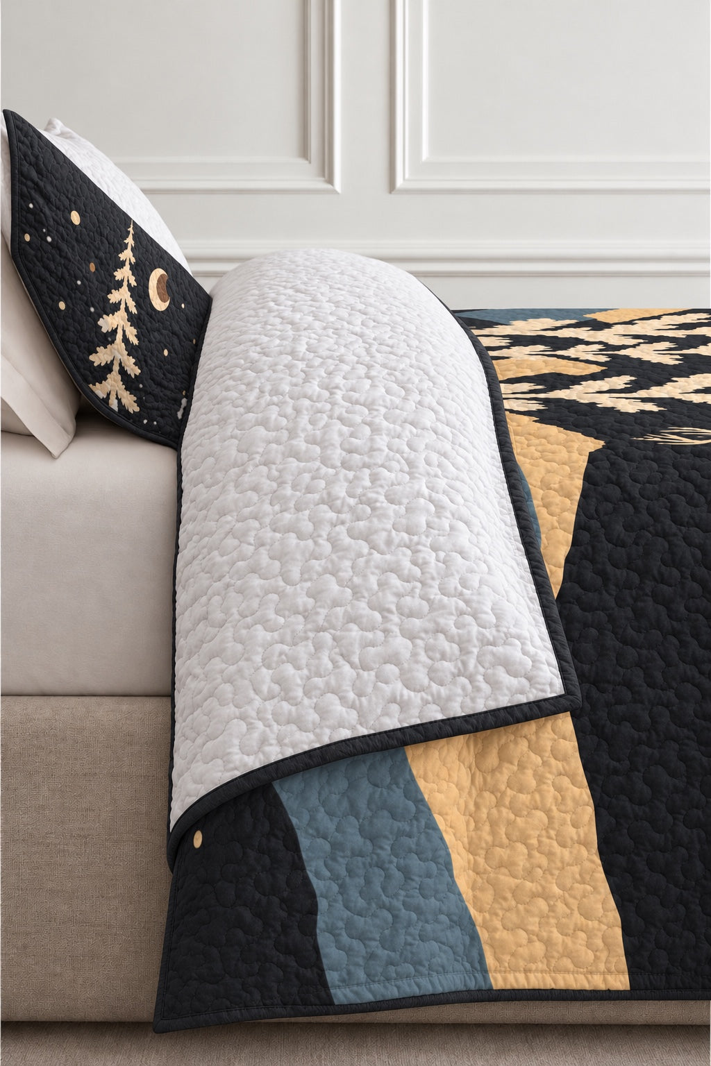 Moonlit Pines Whitetail Quilt Set