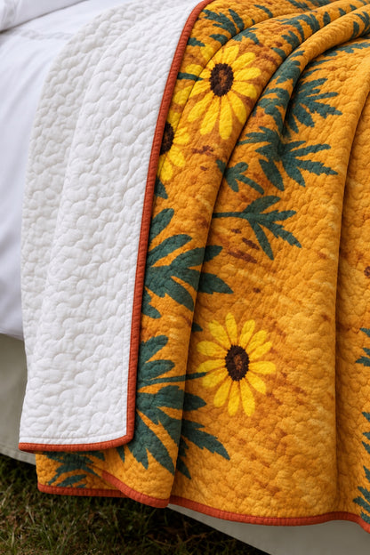 Golden Meadow Whitetail Herd Quilt Set