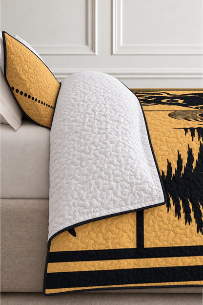 Golden Lodge Whitetail and Mallard Quilt Set