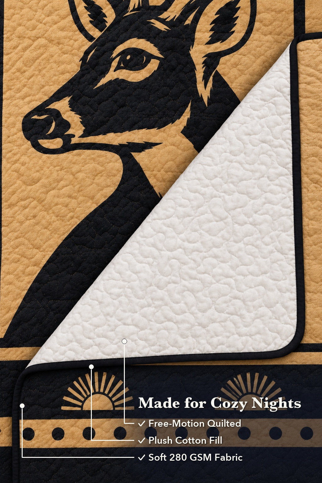 Golden Lodge Whitetail and Mallard Quilt Set