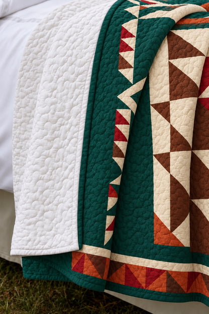 Evergreen Star Whitetail Quilt Set