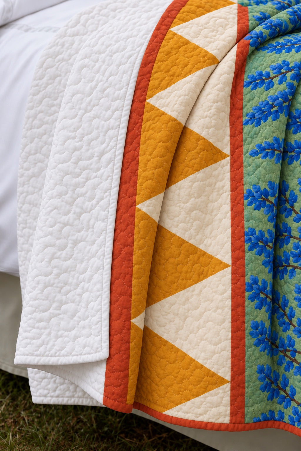 Bluebonnet Prairie Whitetail Quilt Set