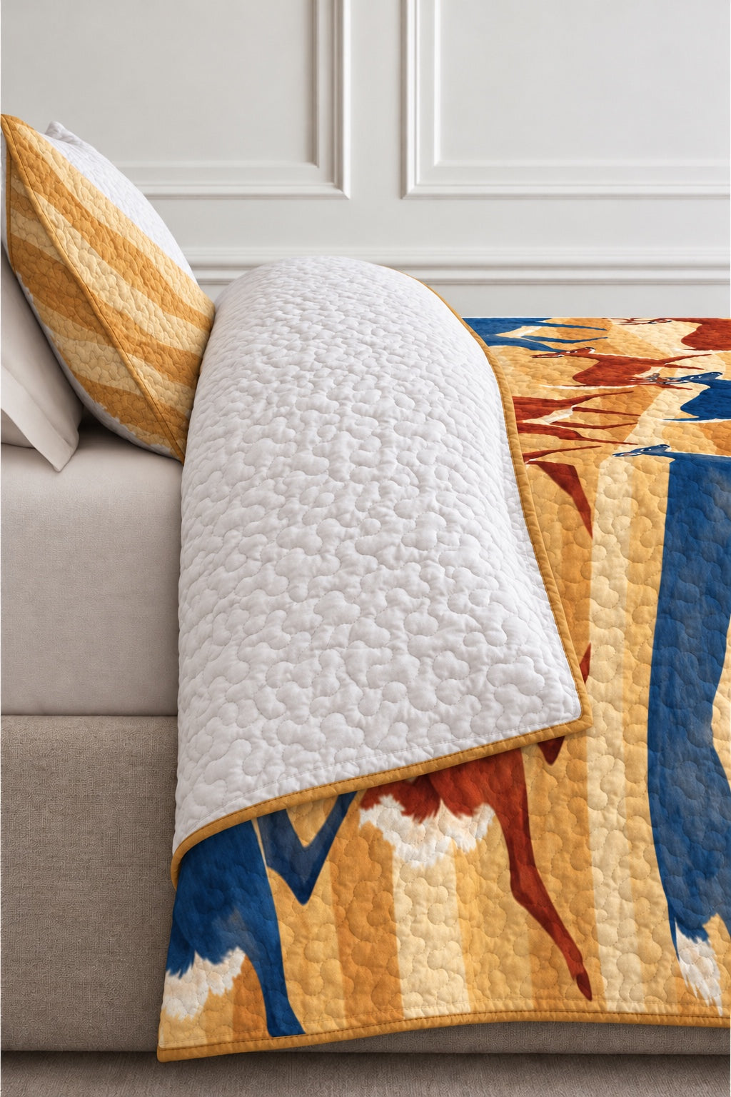 Sunrise Run Whitetail Herd Quilt Set