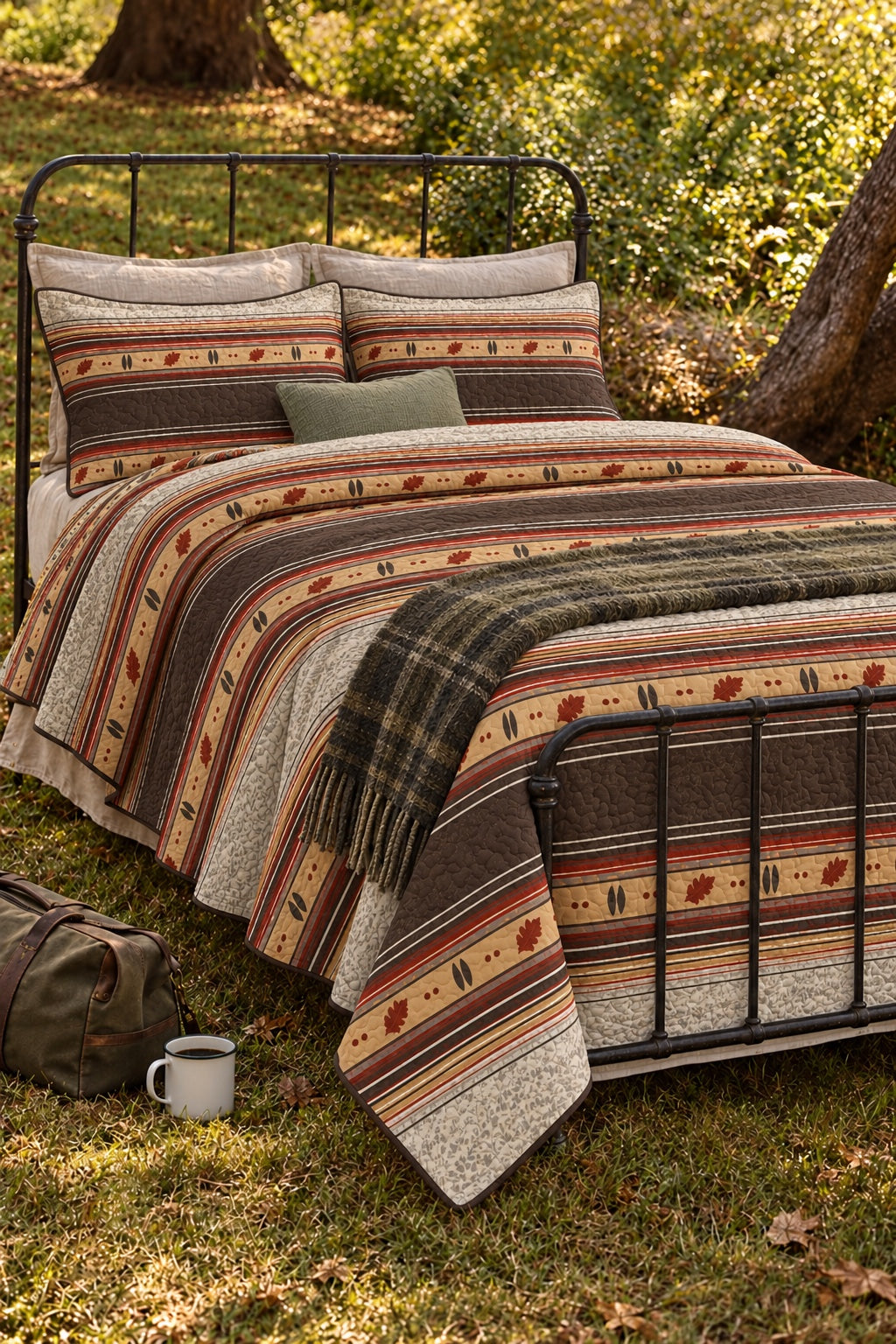 Canyon Trail Stripe Quilt Set