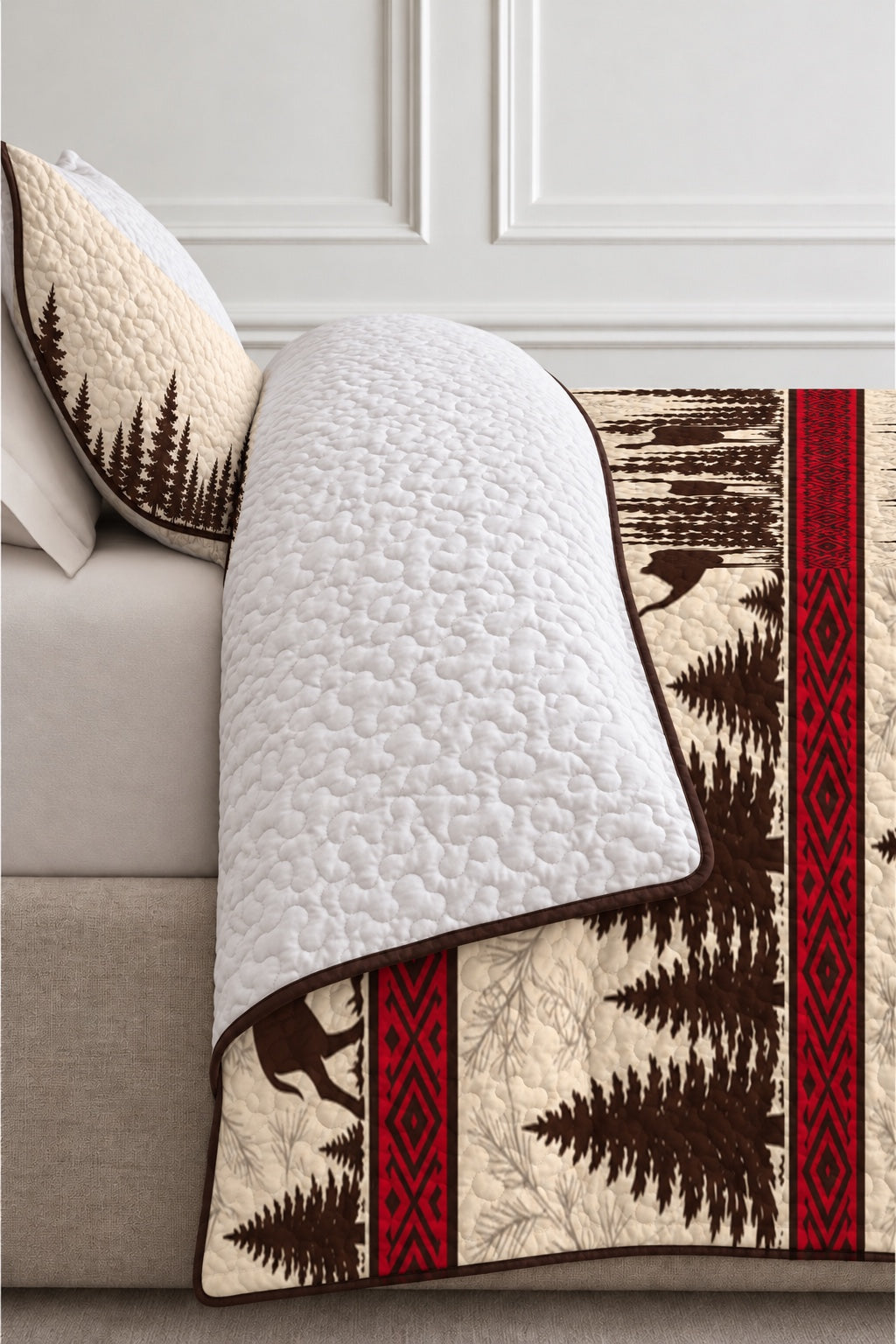 Red Lodge Whitetail Band Quilt Set