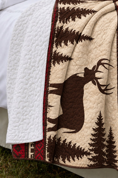 Red Lodge Whitetail Band Quilt Set