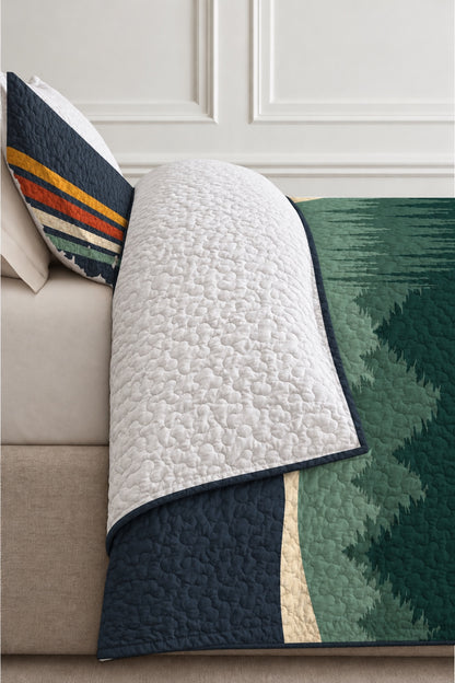 Charcoal Ridge Walk Whitetail Quilt Set