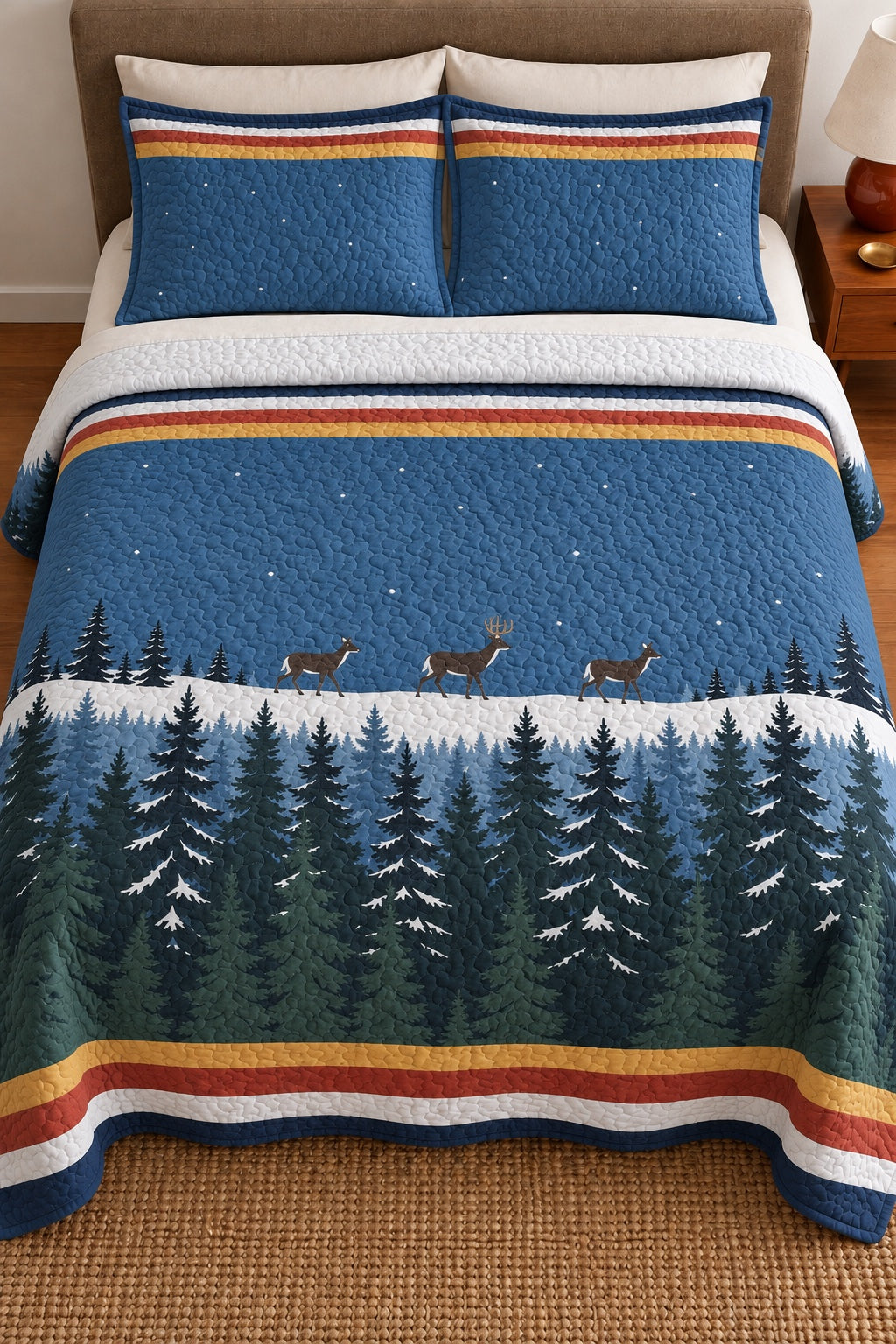 First Snow Ridge Whitetail Quilt Set
