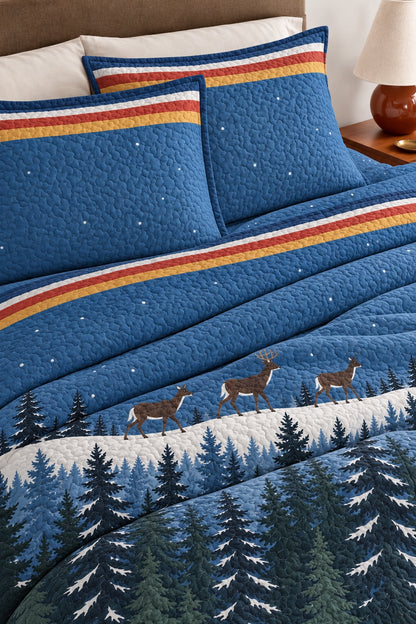 First Snow Ridge Whitetail Quilt Set