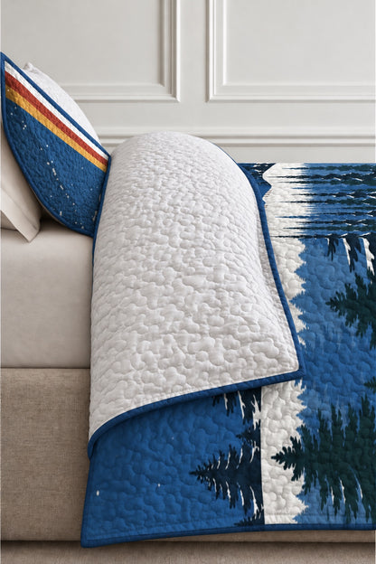 First Snow Ridge Whitetail Quilt Set